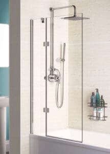 Coastline Hinged Bath Screen Lakes Showering Spaces