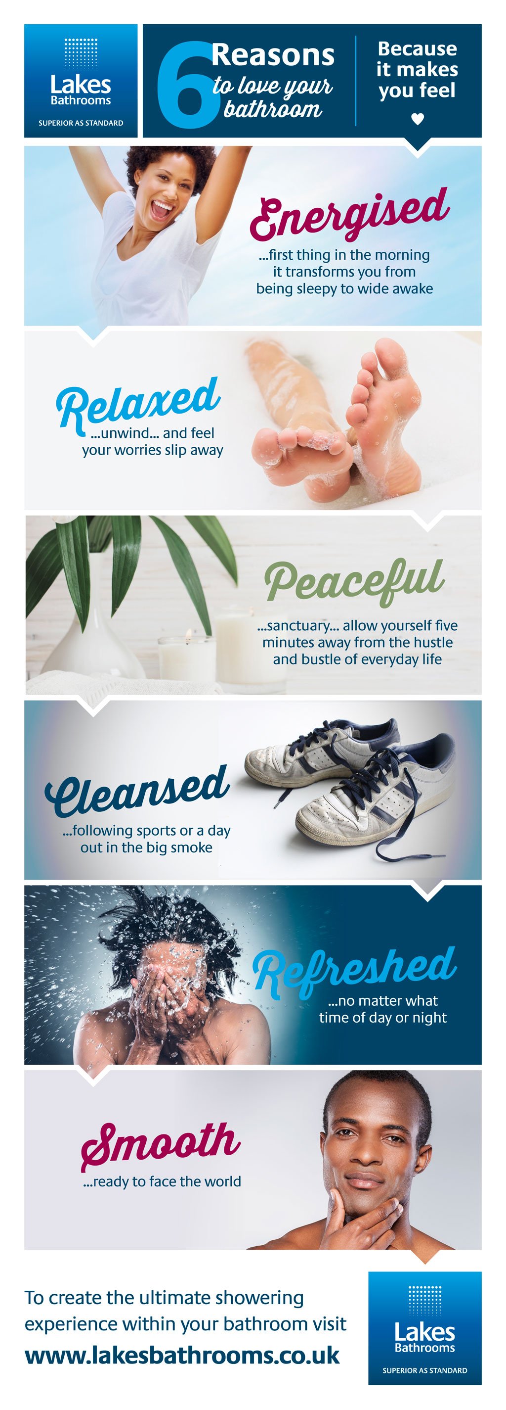 6 Reasons to love your bathroom Lakes Showering Spaces