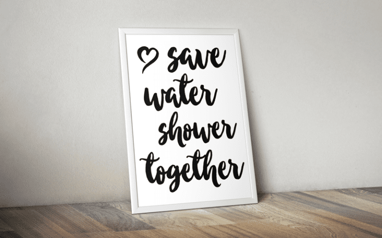 Save Water Shower Together Free Digital Download Lakes Showering Spaces