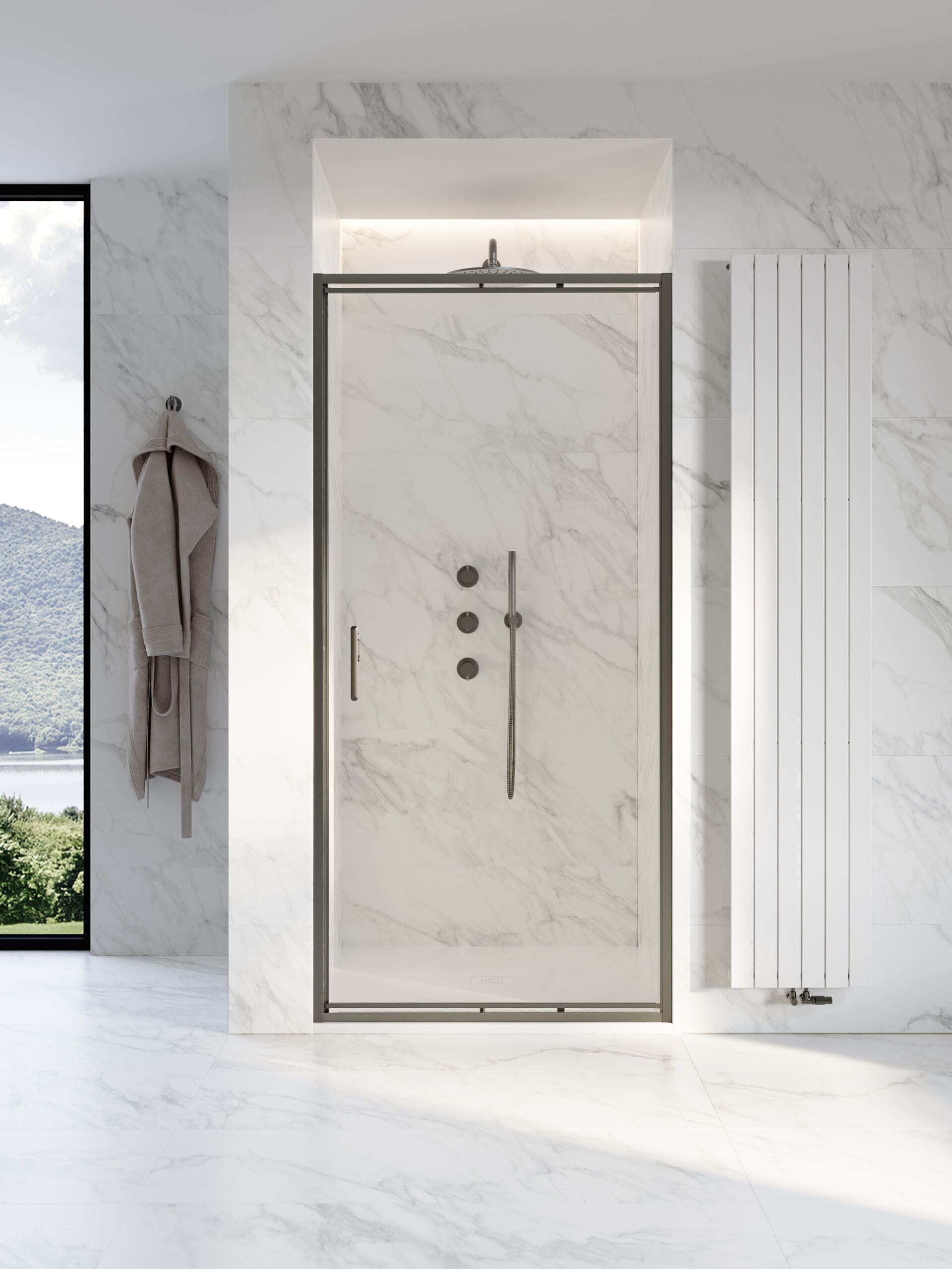 Self Close Infold Shower Door