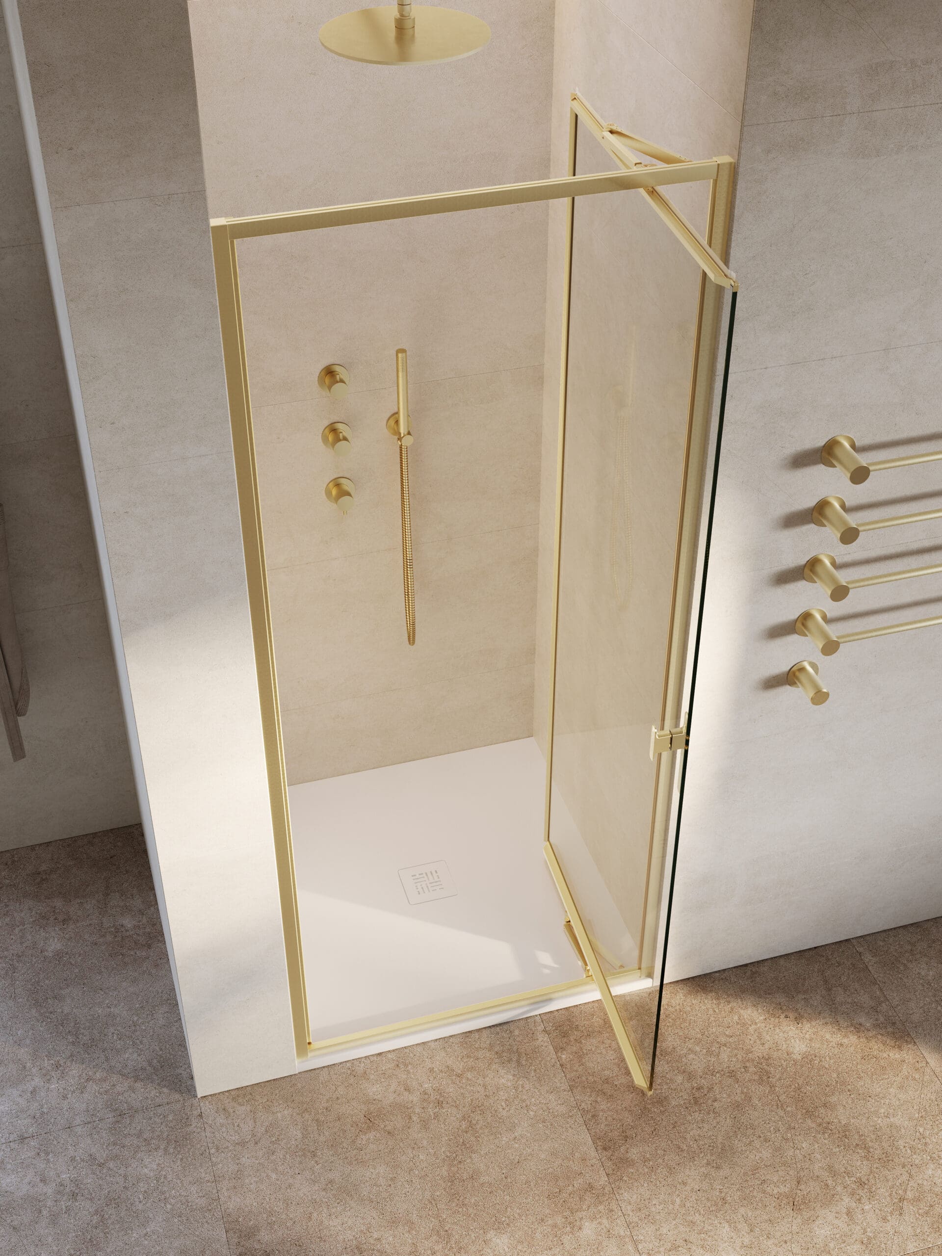Self Close Infold Shower Door