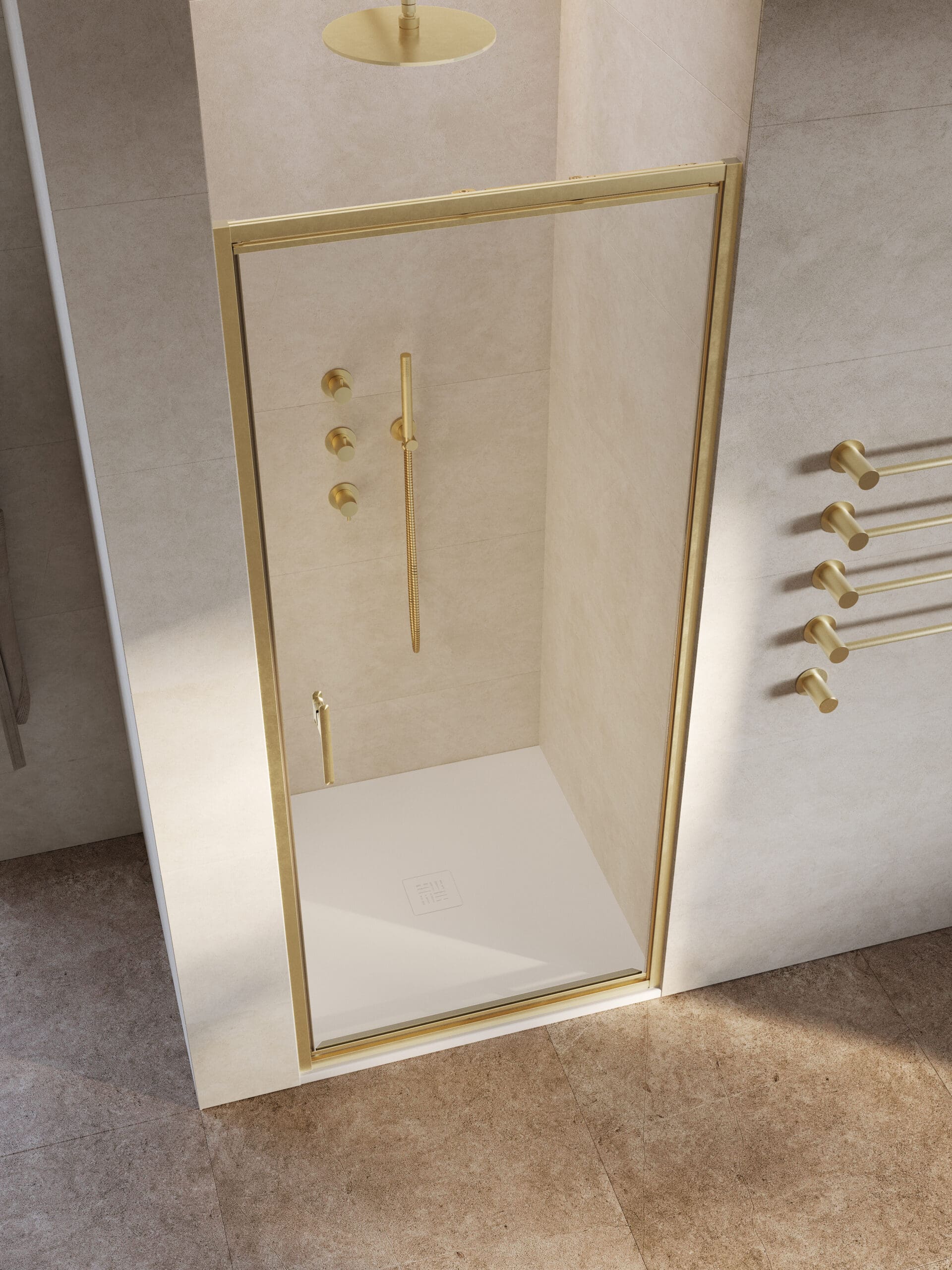 Self Close Infold Shower Door