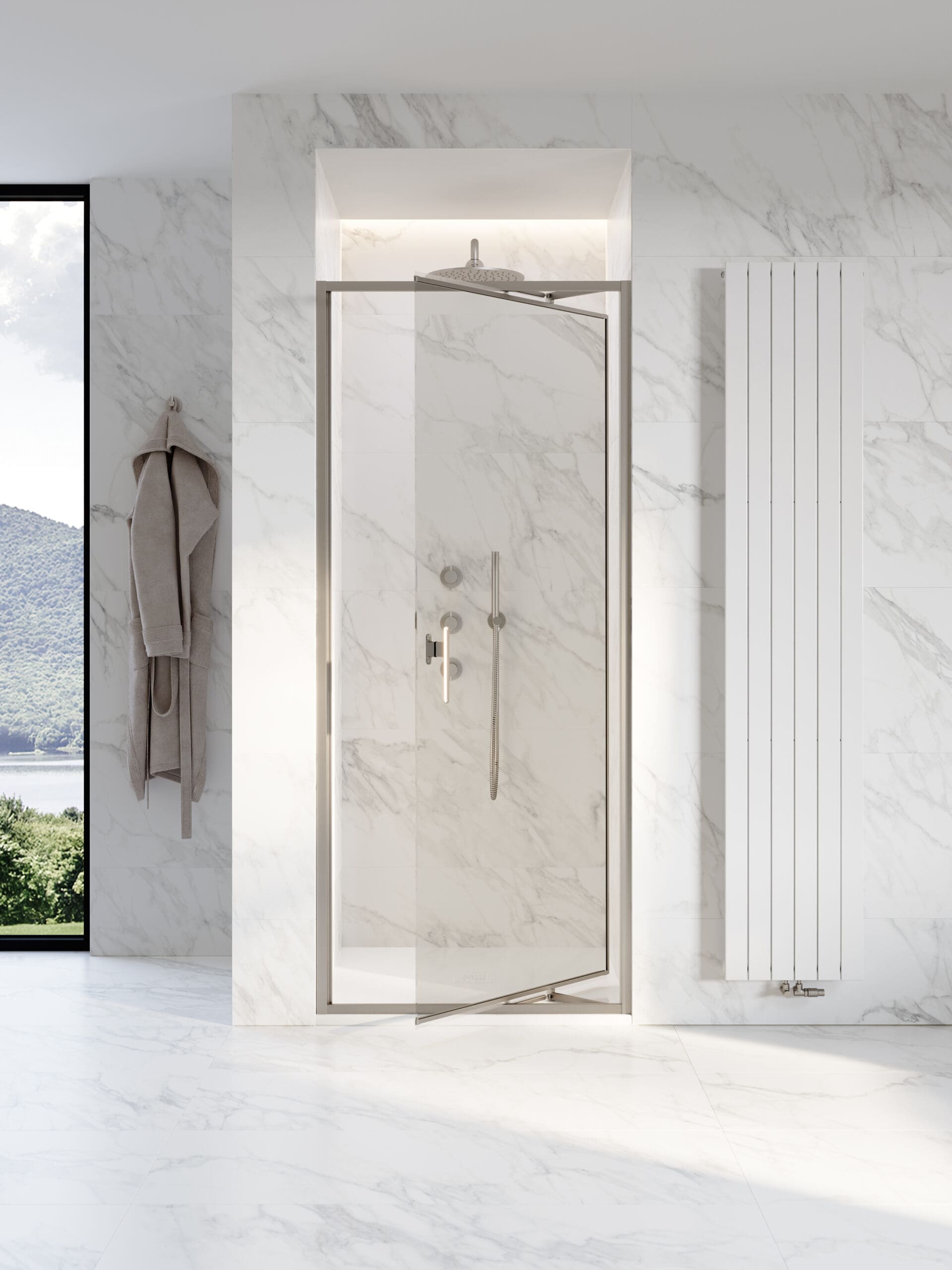 Self Close Infold Shower Door