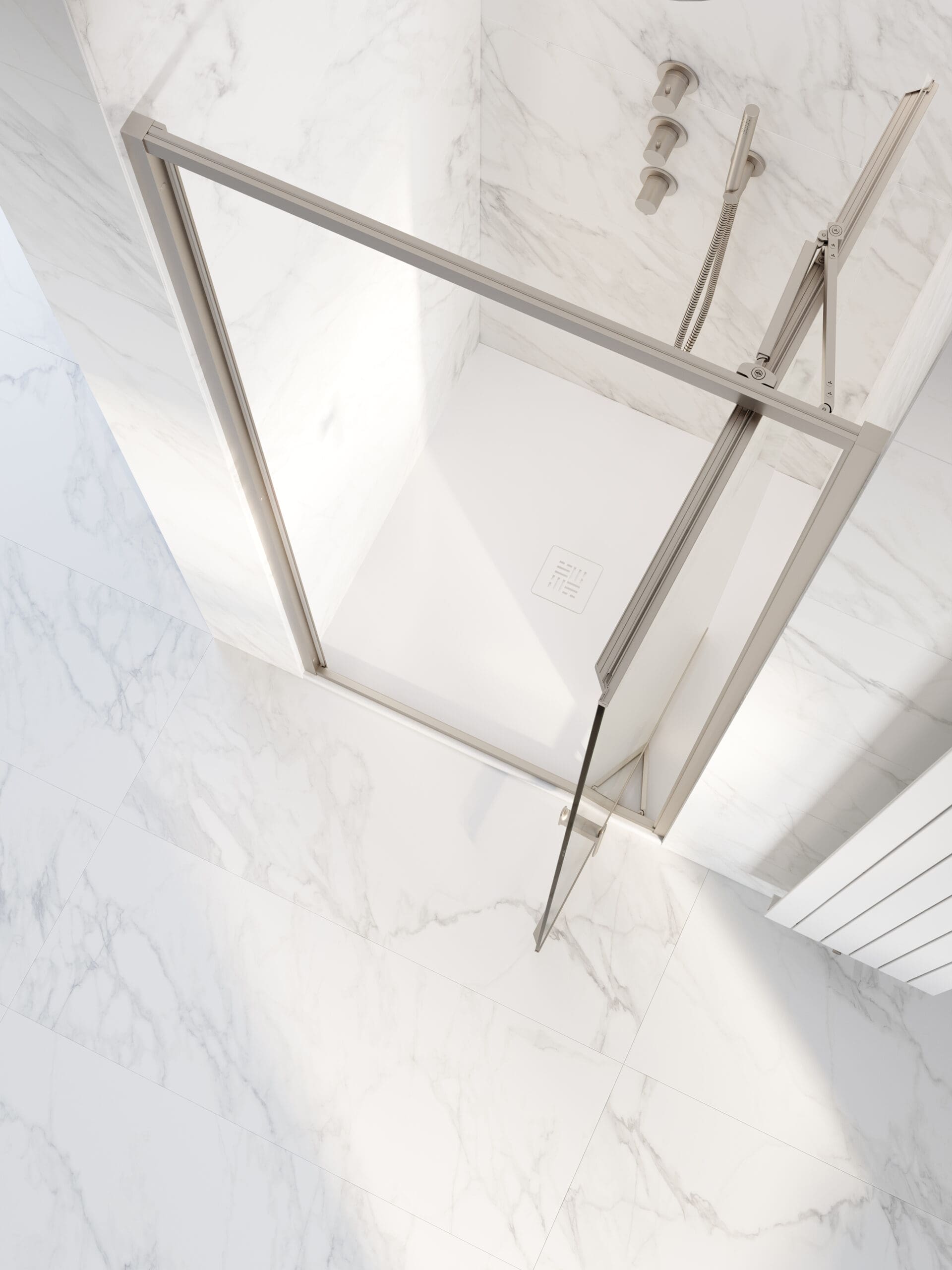 Self Close Infold Shower Door
