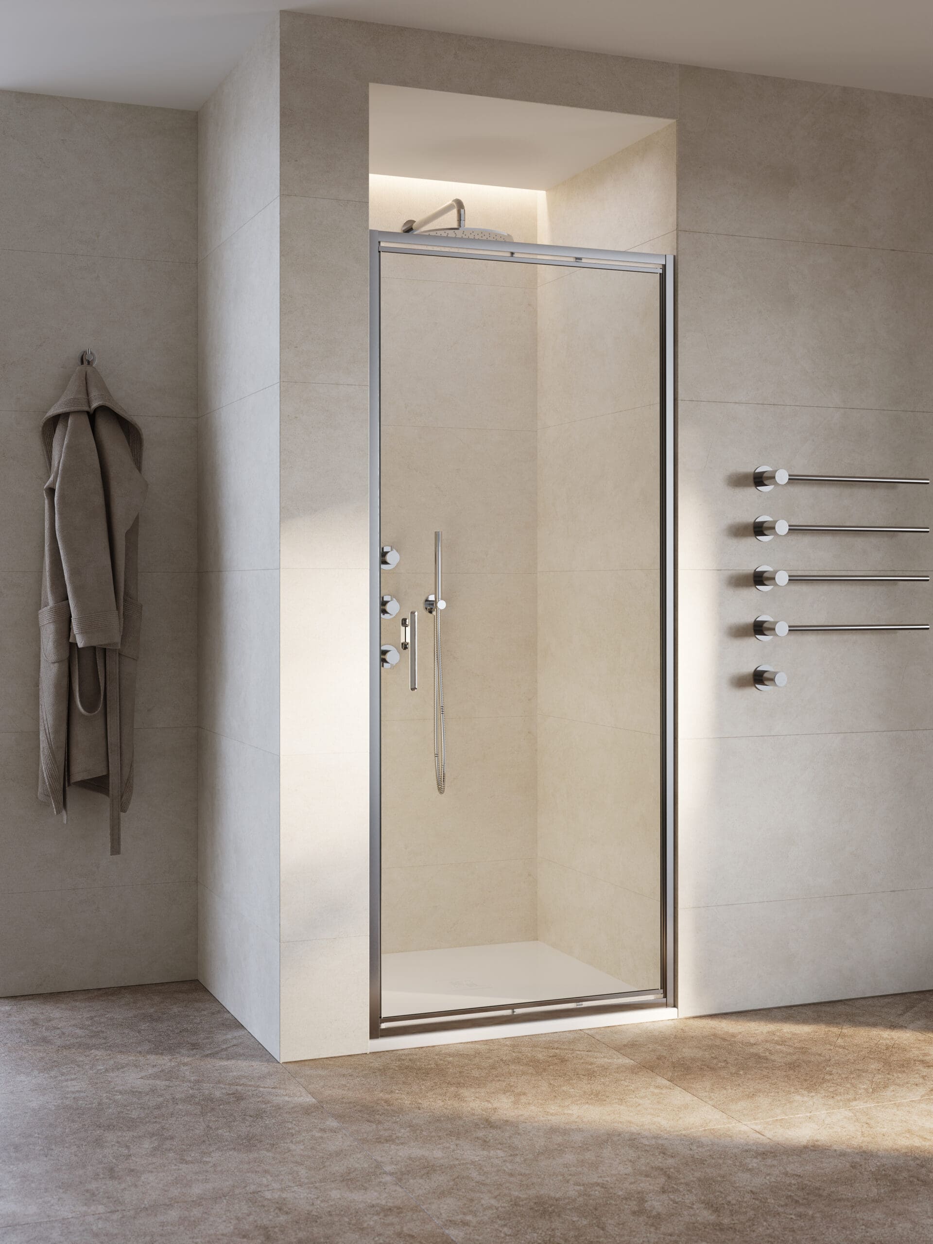 Self Close Infold Shower Door