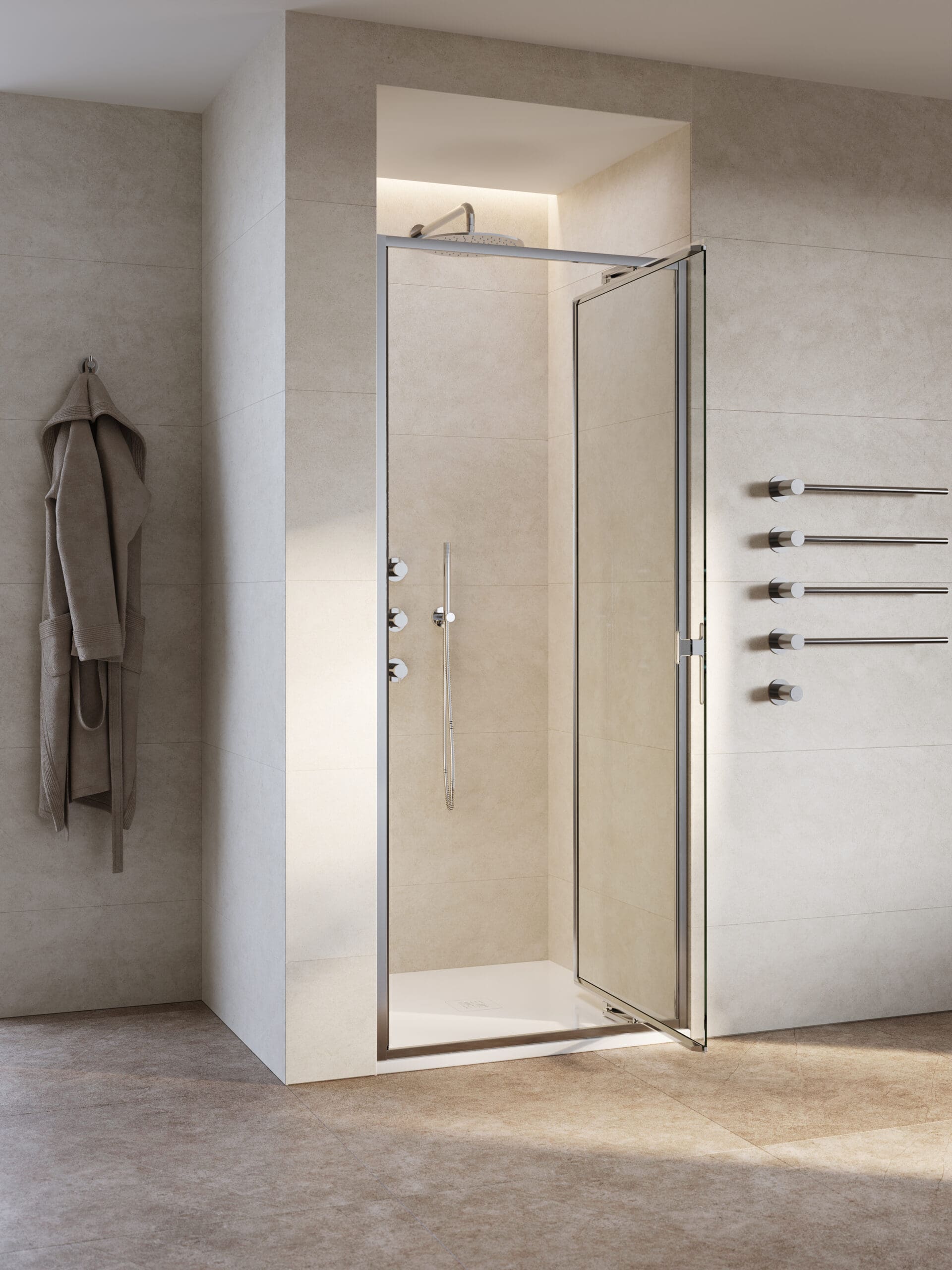 Self Close Infold Shower Door