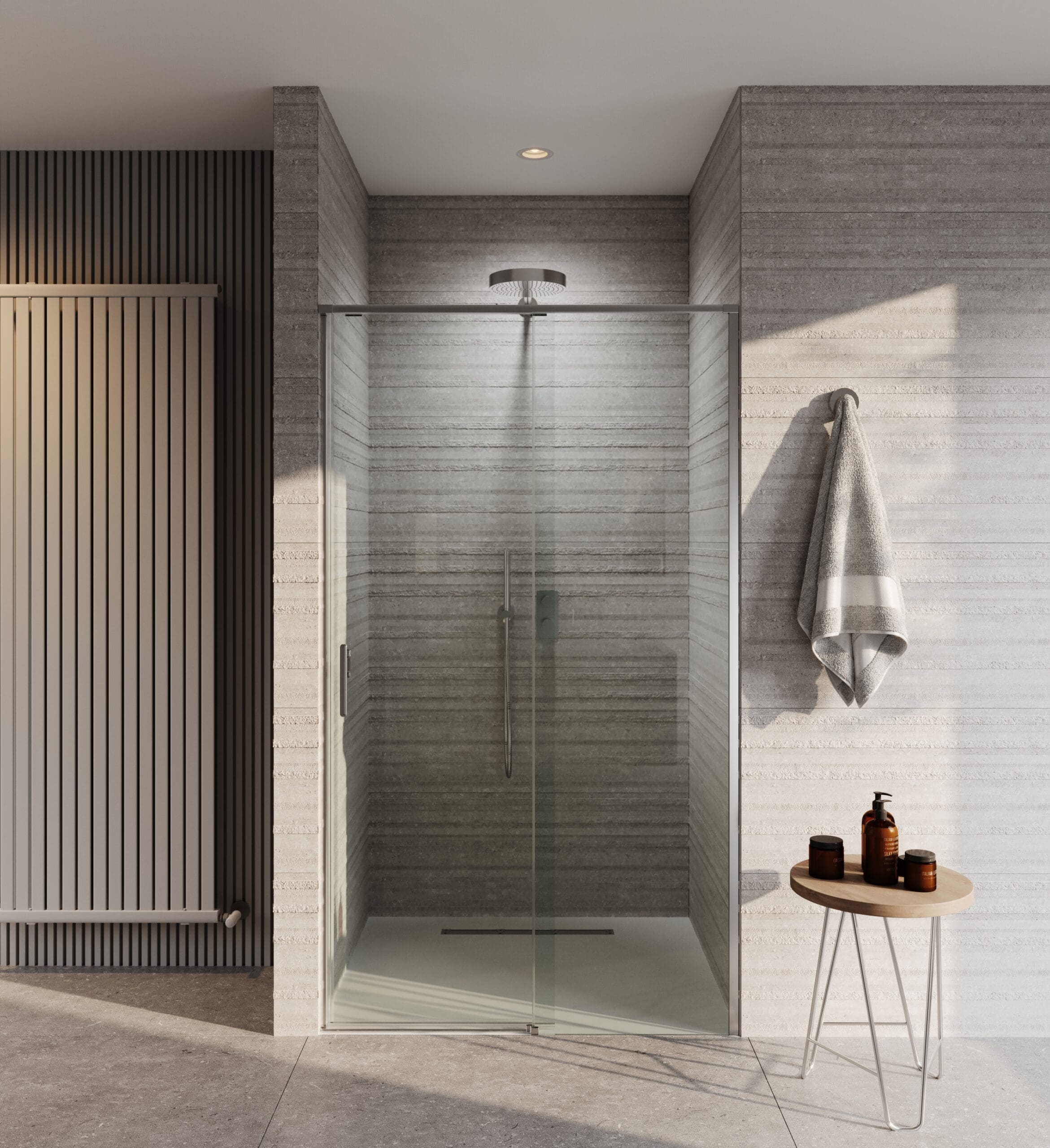 Self Close Infold Shower Door