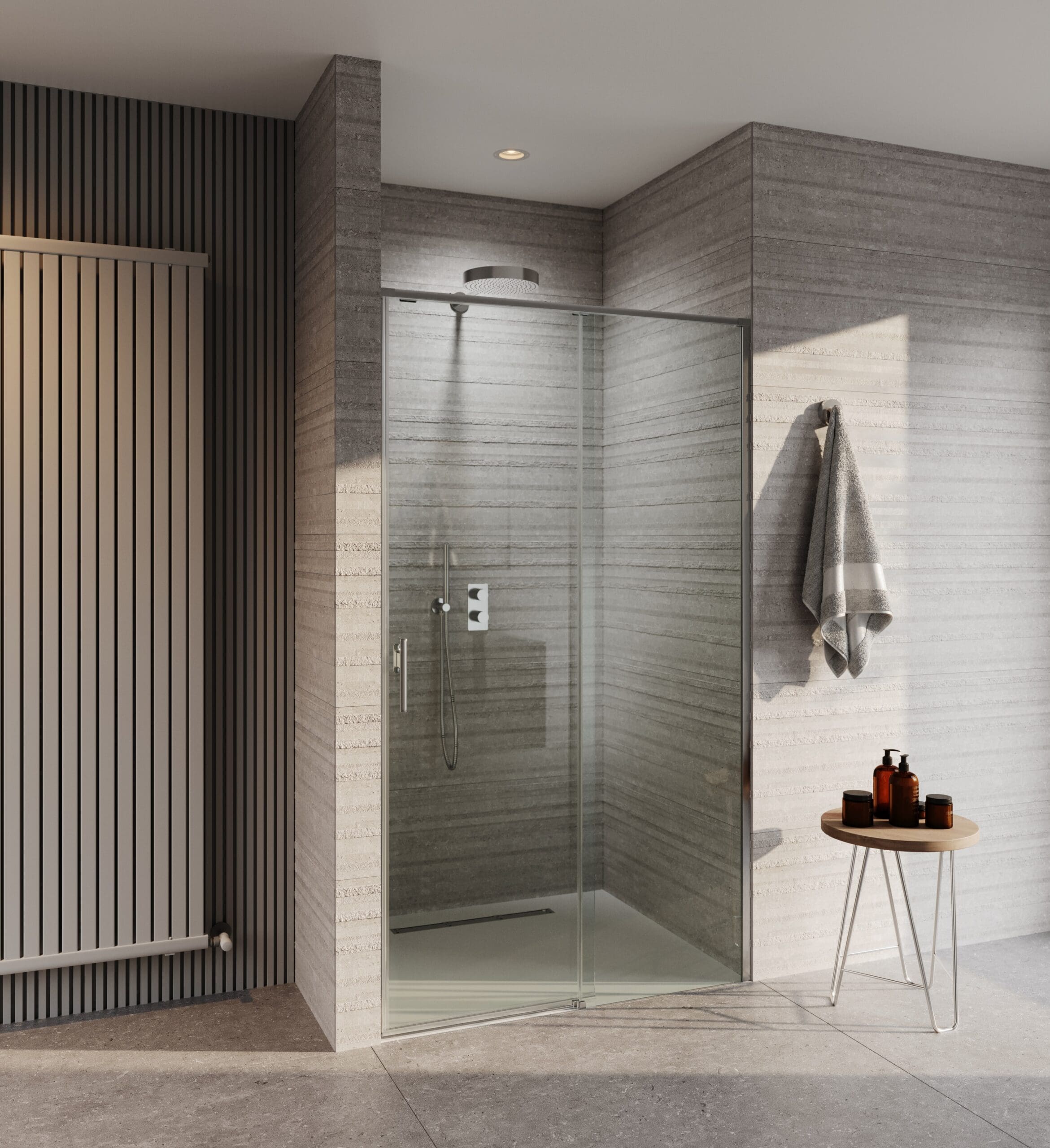 Self Close Infold Shower Door